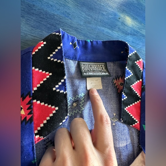 Vintage RoughRider Cowboy Cowgirl Button Crop 🤠 firm price ❤️🔥❤️🔥 - Picture 15 of 15